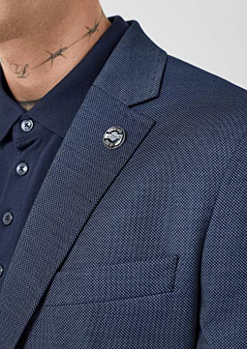 s.Oliver BLACK LABEL 02.899.54.4490 Veste De Costume, Bleu (Blue Dobby 58k4), 38 Homme - Image 6