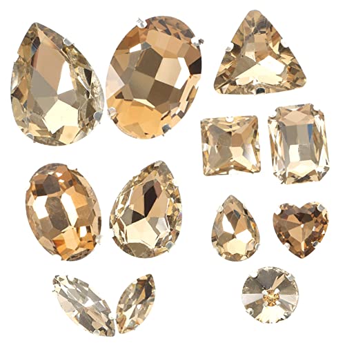 Strass à coudre verre pour vêtement et bricolage de bijoux - 7