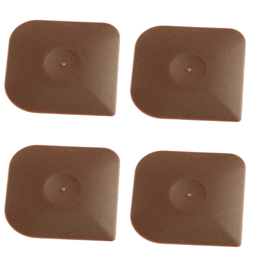 Tsawntd Pan Scrapers Handheld Nylon Non Scratch Pot Scraping Cleaning Tools for Kitchen 4PCS non scratch pan scraper pot scraper for cast iron dish set