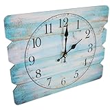 Horloge murale silencieuse - les grandes horloges murales avec de grands chiffres et aiguilles sont faciles à lire, en particulier pour les personnes âgées, horloge murale rustique