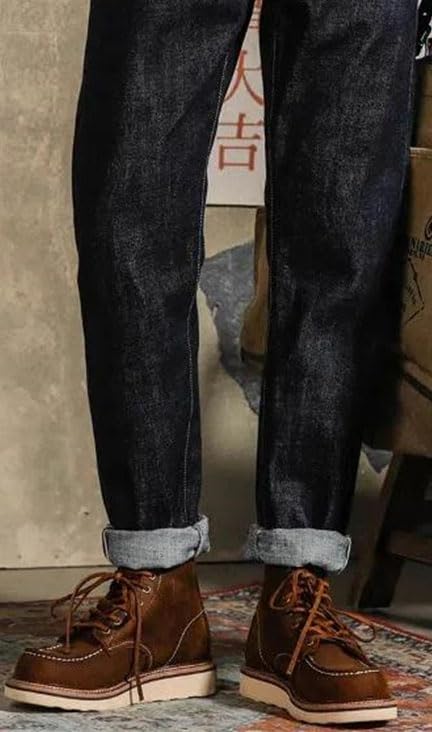 Men's Gray Straight-Leg Jeans, Business Casual Plus-Size Cotton Stretch Jeans2