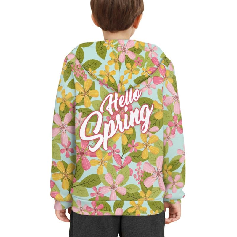 Irisjudy Guinea Pig Hoodies for Kids Girls Tops, Animals School Hoodies with Pocket Music Long Sleeve Pullover 6-15 Years2