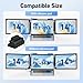 Pornitor Laptop Screen Extender, 14’’ FHD 1080P Triple Portable Monitor for Laptop with Ultra-Slim IPS Display, USB-C Plug and Play Multi Screen Attachment for 14