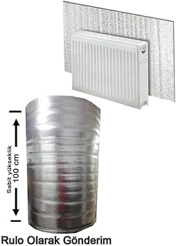 Petek Arkası Isı Yalıtım Levhası Kalorifer izolasyon Malzemesi (Metre Olarak Gönderim) (200 x 100)