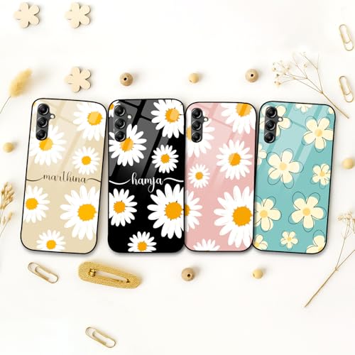 Image of COLORflow Back Cover Compatible with Samsung Galaxy A14 5G / 4G | Daisy Bloom Customized | Shockproof TPU Bumper with Camera Protection Back Cover Compatible with Samsung Galaxy A14 5G / 4G