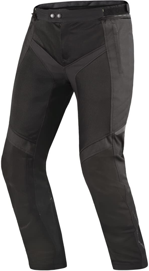 SHIMA JET Breathable MESH Panels Waterproof Removable Membrane Level 2 Back Protector Included Advanced Adjustment (Men Pants Black XL)