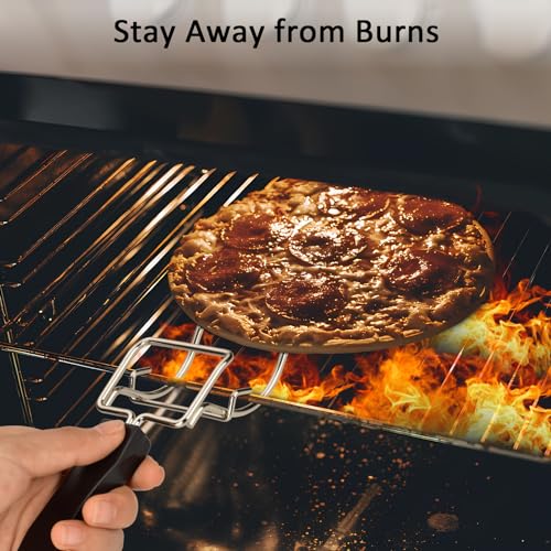 Sankoly 1 Pack Oven Tray Extractor Grills Extractor Oven Rack Push Pull Tool With Heat-Resistant Plastic Handle, Ideal For Lifting Tray/Grills From Oven, Toaster Oven thumb #4