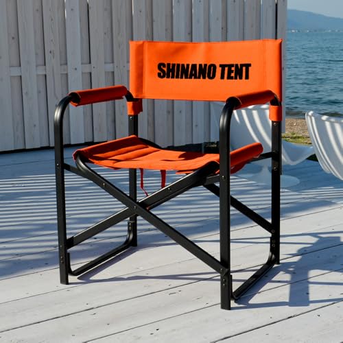 シナノテント ブランディングチェアACE[オレンジ]|京都 テント 軽量・丈夫 椅子 折り畳み椅子 耐荷重200kg 丈夫 5カラー アウトドア 雑貨 お取り寄せ 通販 ふるさと納税