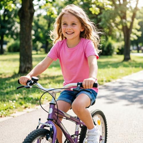 Image of Girls /Kids /Toddlers Crew Neck Cotton T-Shirts Short Sleeve Summer Basic Tops(Age 2-12Y)