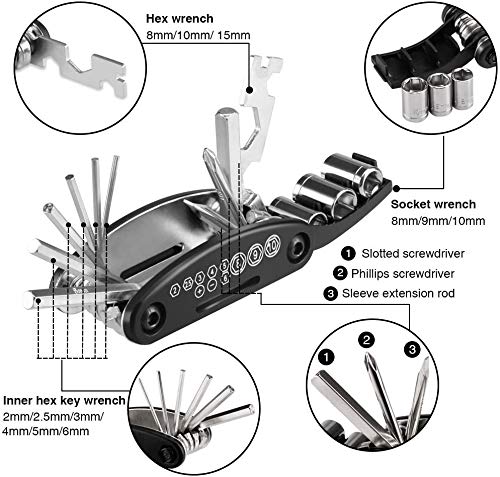 Recopilación y reviews de Kit herramientas bicicletas pinzas llaves dados Top diez. 23 Imagen adicional