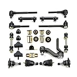 A-RESTO-PARTS Black Polyurethane Front End Suspension Rebuild Kit Compatible with Chevrolet Camaro OEM Spec Replacements (YEARS: 1968-1969 w/Idler Arm)