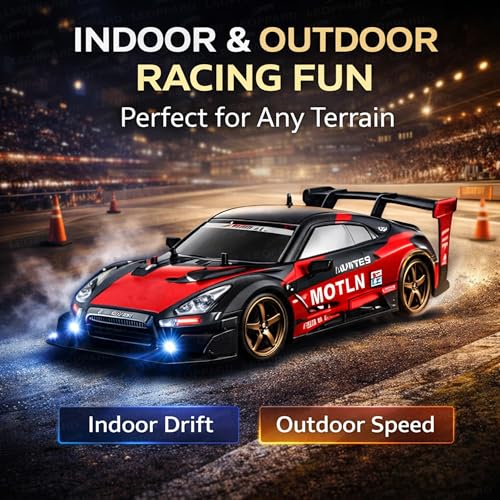 Image of TheLittleOnes 4x4 Rc Drifting Car - Rc Drift Cars High Speed Remote Control Drift Car 2.4GHz Remote Control Drift Stunt Off Road Cars 360 Rotation Toys For Kids & Adults Boys & Girls [Pro TurboDrift]