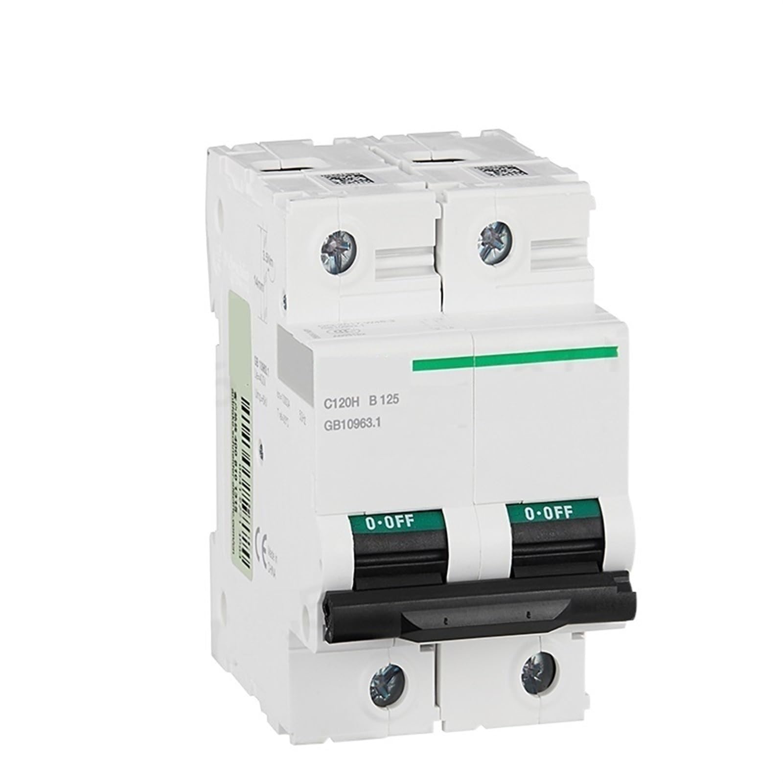 Disjoncteur C120H 2p protégeant les circuits à forte charge 125A
