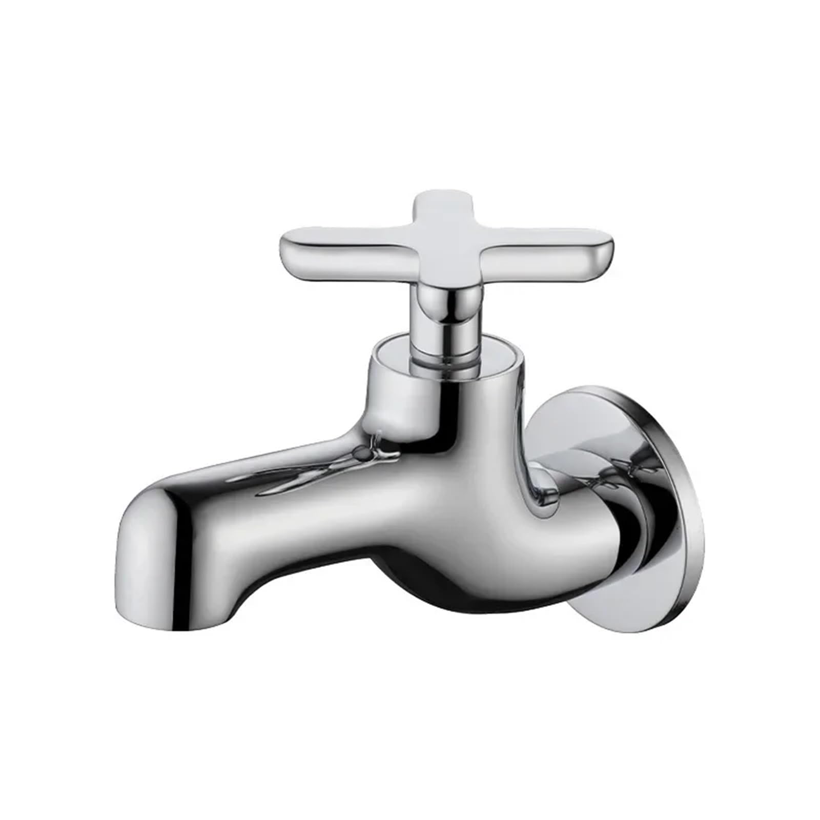 Zrhwspd Color1 Outside Garden Tap Mop Pool Faucet Soild Brass Gray Black Wall Mounted Creative Single Cold Balcony Washbasin Outdoor Garden