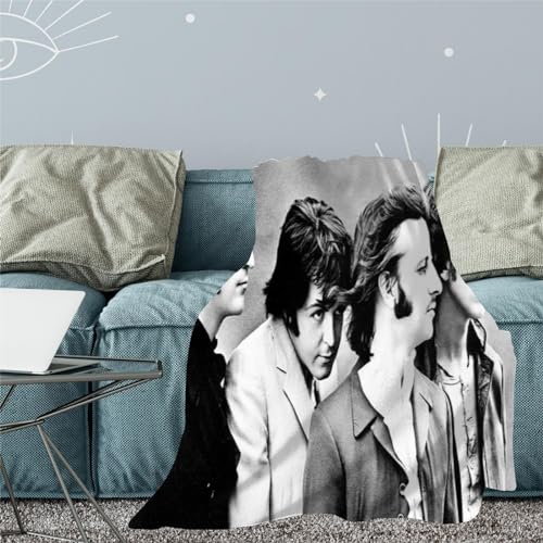 CHEWYZ Couverture en Flanelle à Motif 3D The Beatles,Couverture Super Douce en Flanelle,Couverture en Peluche pour canapé,Automne/Hiver 180x200cm - Les Beatles, Paul McCartney, John Lennon, RIngo Starr, George Harrison CHEWYZ Couverture en Flanelle à Motif 3D The Beatles,Couverture Super Douce en Flanelle,Couverture en Peluche pour canapé,Automne/Hiver 180x200cm – Image 7