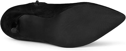 Miniatura 6 de Allegra K Botines elásticos con punta puntiaguda y tacones de aguja para mujer