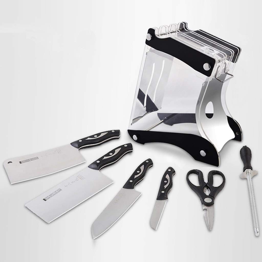 MRKU Supporto portacoltelli da Cucina, Solo portacoltelli in Vendita, Scomparto Libero Senza coltelli, Organizer Resistente per Accessori per Posate