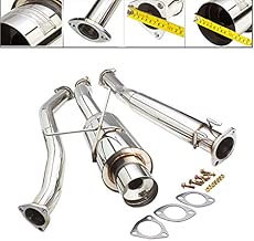 Fit 2001-2005 Honda Civic (EX Model Only) 3 Inch Stainless Steel Catback Exhaust System 4 Inch Muffler Tip - coolthings.us
