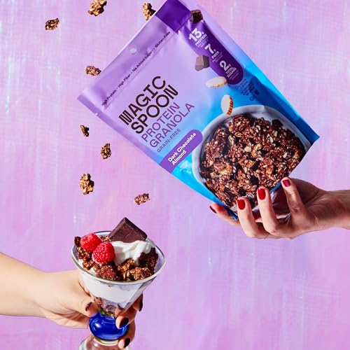 Image of Magic Spoon Dark Chocolate High Protein Granola - Low Sugar, 3 Pack