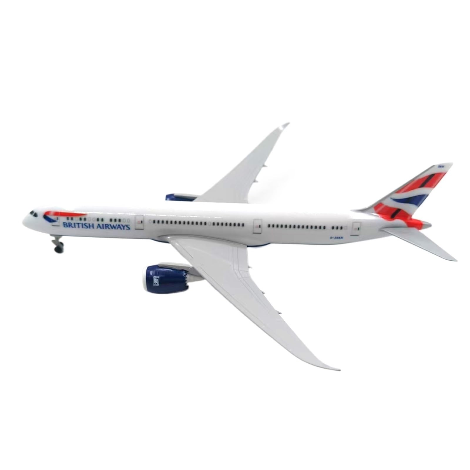 aerei a reazione 1:400 Ornamenti Per Aerei Passeggeri Modello Di Aereo In Lega Di Simulazione British Airways 787 Assemblati Con Ruote regali per piloti
