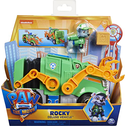 PAW-Patrol-6061909-De-Film-Rocky-Speelgoedvoertuig-met-actiefiguur