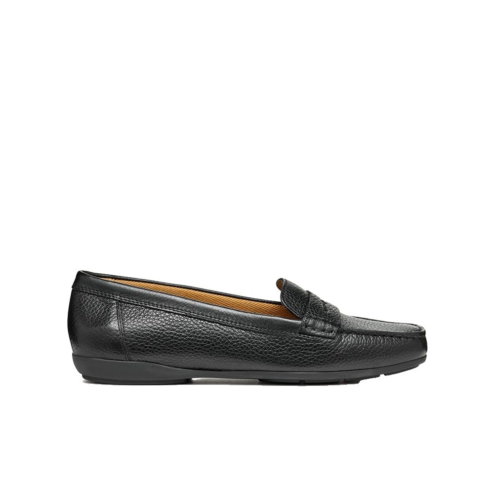 Geox Women's D Annytah Moc A Moccasin, Black, 3.5 UK