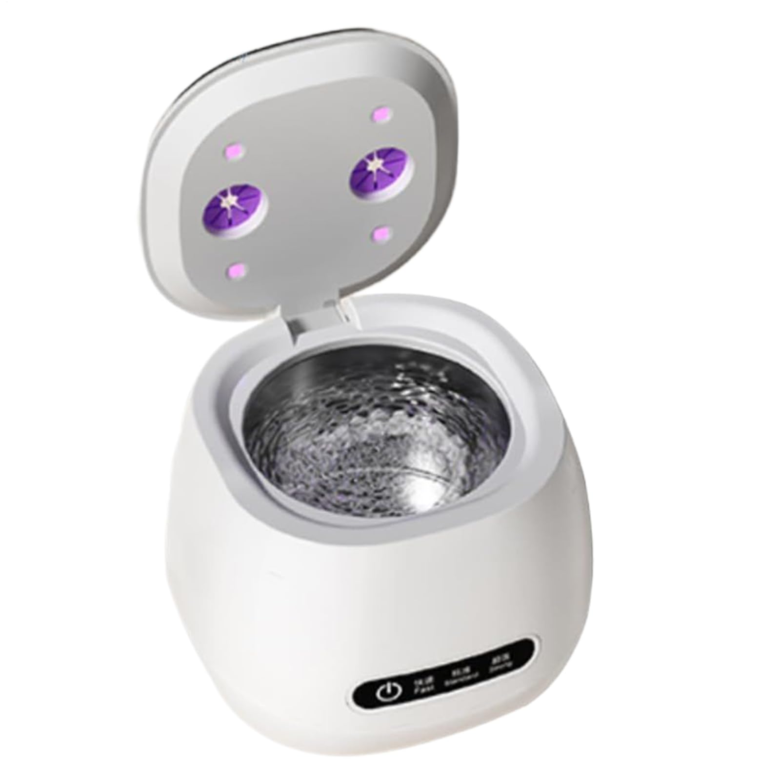 Paradenti Cleaner, detergente per protesi, compatto, in acciaio inox, versatile, in acciaio inox, leggero e portatile, dispositivo di pulizia per allineatore per casa e viaggi, per bambini e adulti | versatile, in acciaio , leggero e portatile, dispositiv