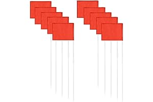 Corner Flags for Soccer Field - Set of 10 Corner Poles & Agility Markers