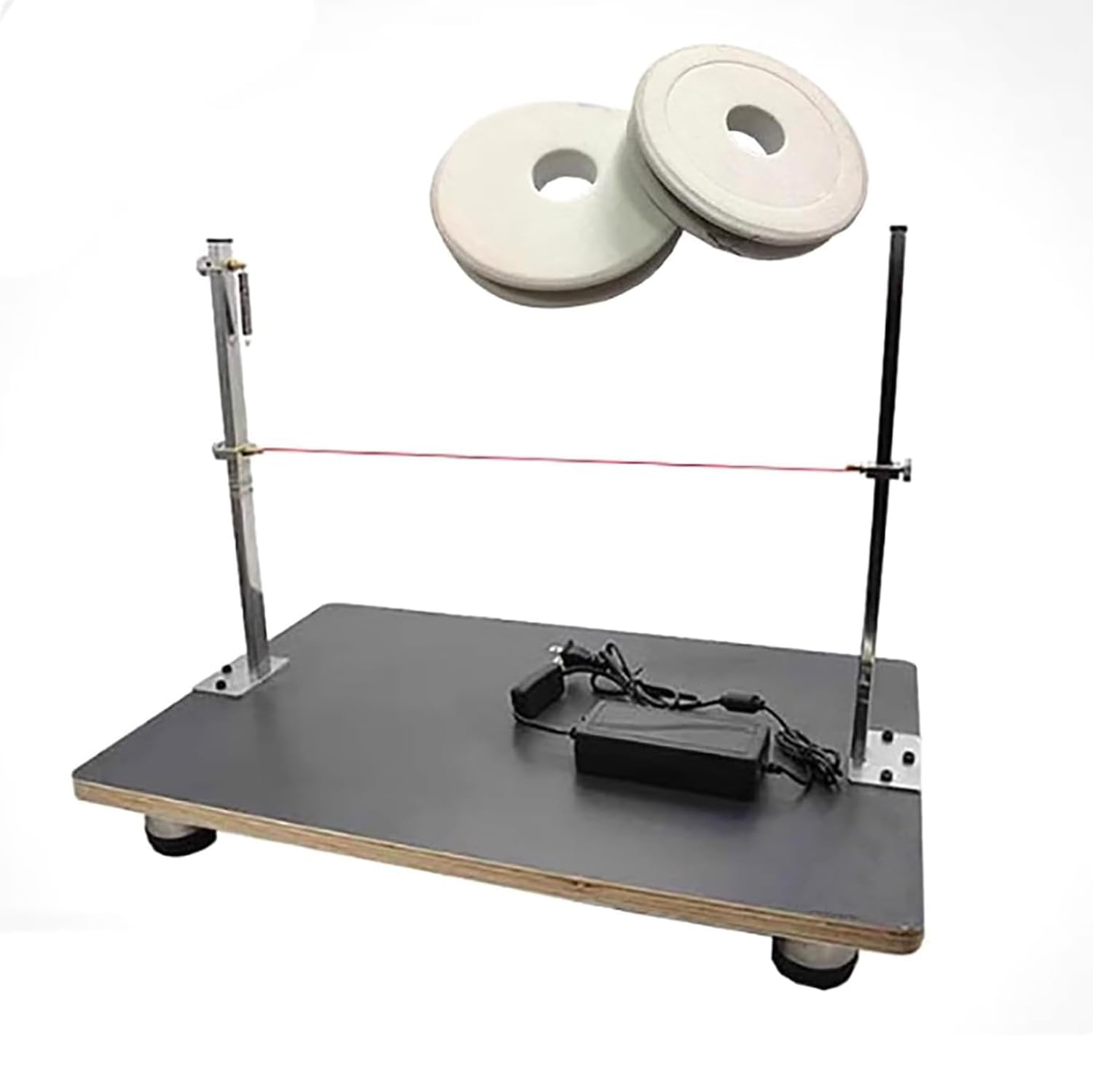 Frez do płyt piankowych, narzędzie do cięcia pianki z gorącym drutem, temperatura 0~300℃, regulowana wysokość 350 mm, stół roboczy 38 * 58 mm, do pianki/gąbki/epe/wstążki