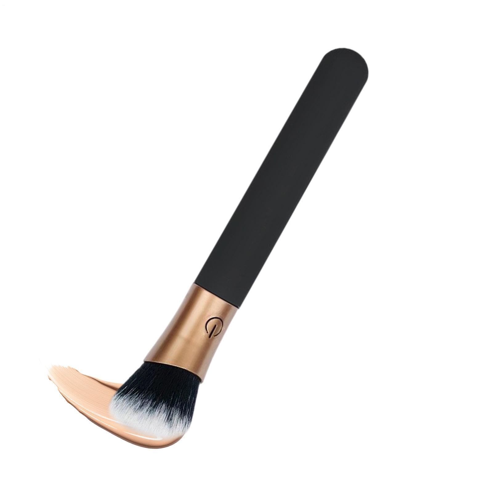 Set Di Pennelli Trucco Strumenti di Bellezza Viso a Vibrazione Silenziosa | Pennelli Cosmetici per il Trucco Per Fondotinta, Blush, Illuminante, Bronzer, Fissante, Adatto A Casa, Viaggio, Vacanza