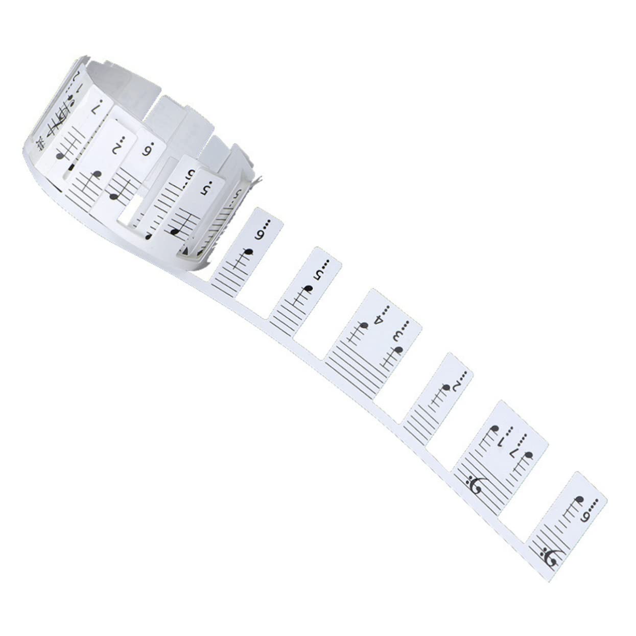 ifundom Piano Stickers for Keys 88-key Piano Keyboard Note Labels Easy Install/Non-