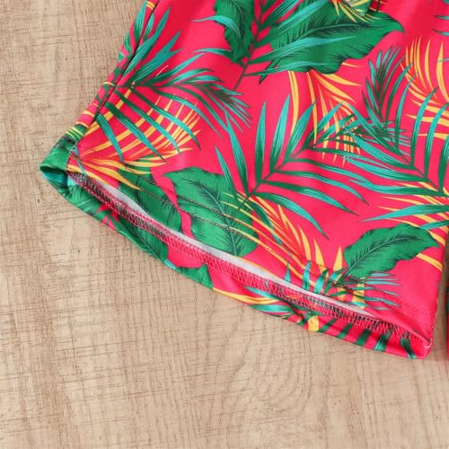 Image of Kids Girl Clothes Heart Print Short Sleeve Top and Shorts Cute Girl Summer Outfits Short Set