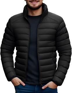Ben Martin Men's Nylon Jacket|Standard Length Puffer Winter Bomber Jacket|Stylish Jacket|Biker Casual Hoody Jacket