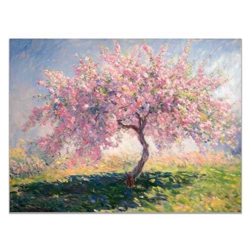 Tableau paysage cerisier rose 70x100cm pour illuminer le décor de votre chambre