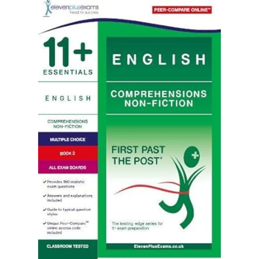 11+ Essentials English Comprehensions: Non-Fiction Book 2 - 9781912364091