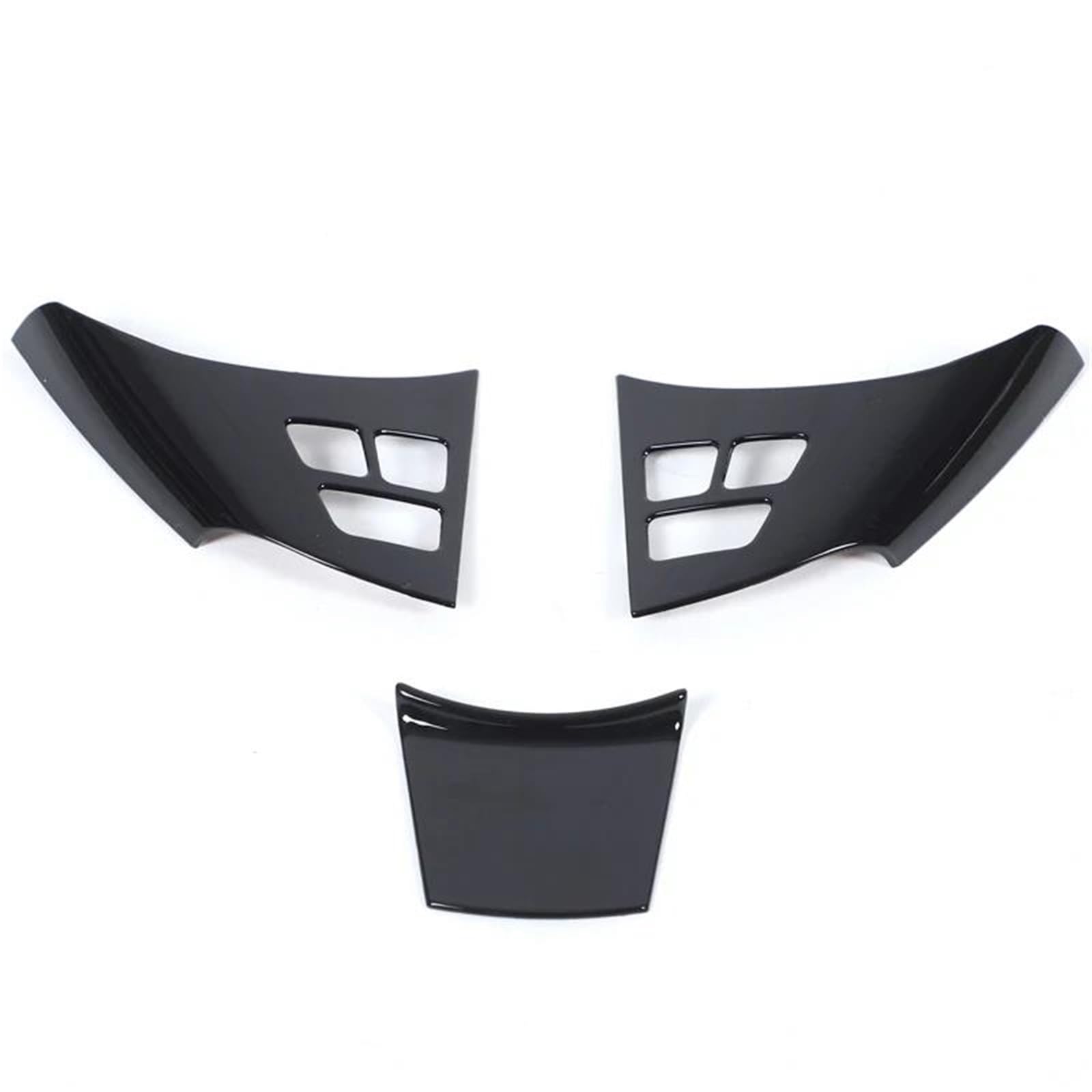 Car Steering Wheel Button Decorative Frame Stickers ABS Carbon Fiber for 6 Series E63 E64 2004-2009