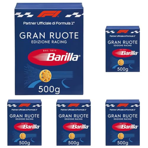 Barilla Pasta Gran Ruote, Racing Edition, Pasta Corta di Semola di Grano Duro, Confezione da 2500g