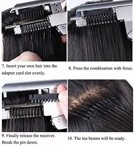 Équipement 6D extension de cheveux et de perruque de haute précision