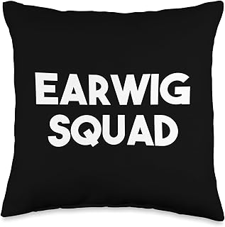 Earwig Squad - Funny Earwig Insect Lover Throw Pillow