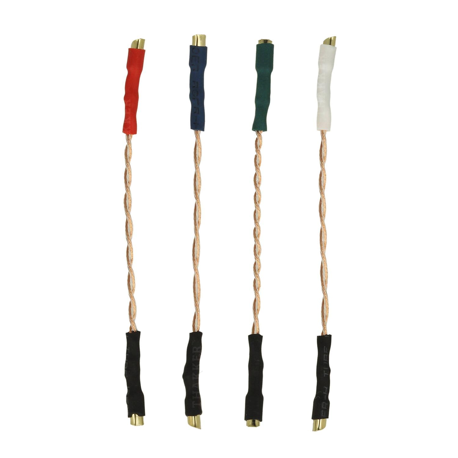 THAKKER HLW-50C 6N-OFC - Juego de Cables de Cabeza | Hilos de Cobre sin oxígeno (6N-OFC: 99,9999%) | Aislamiento de teflón | 50 mm de Longitud