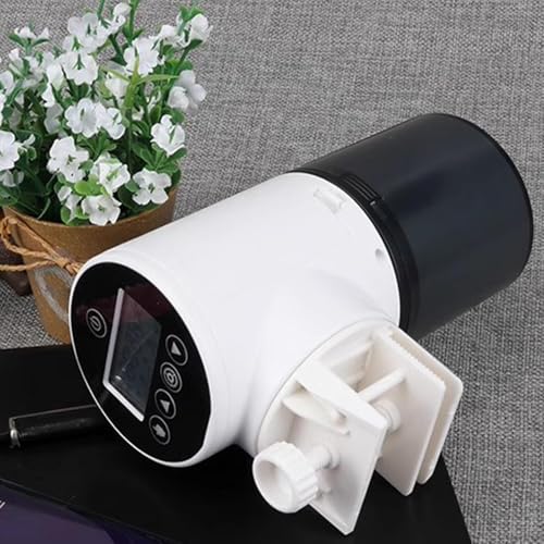Alimentador para acuario automático y dispensador de alimentos regulable de 3 marchas 4