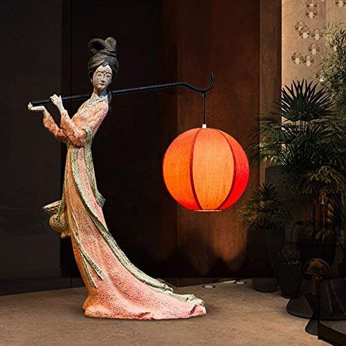 Chic Lampe de Table en résine artisanale pour un salon chic et classique