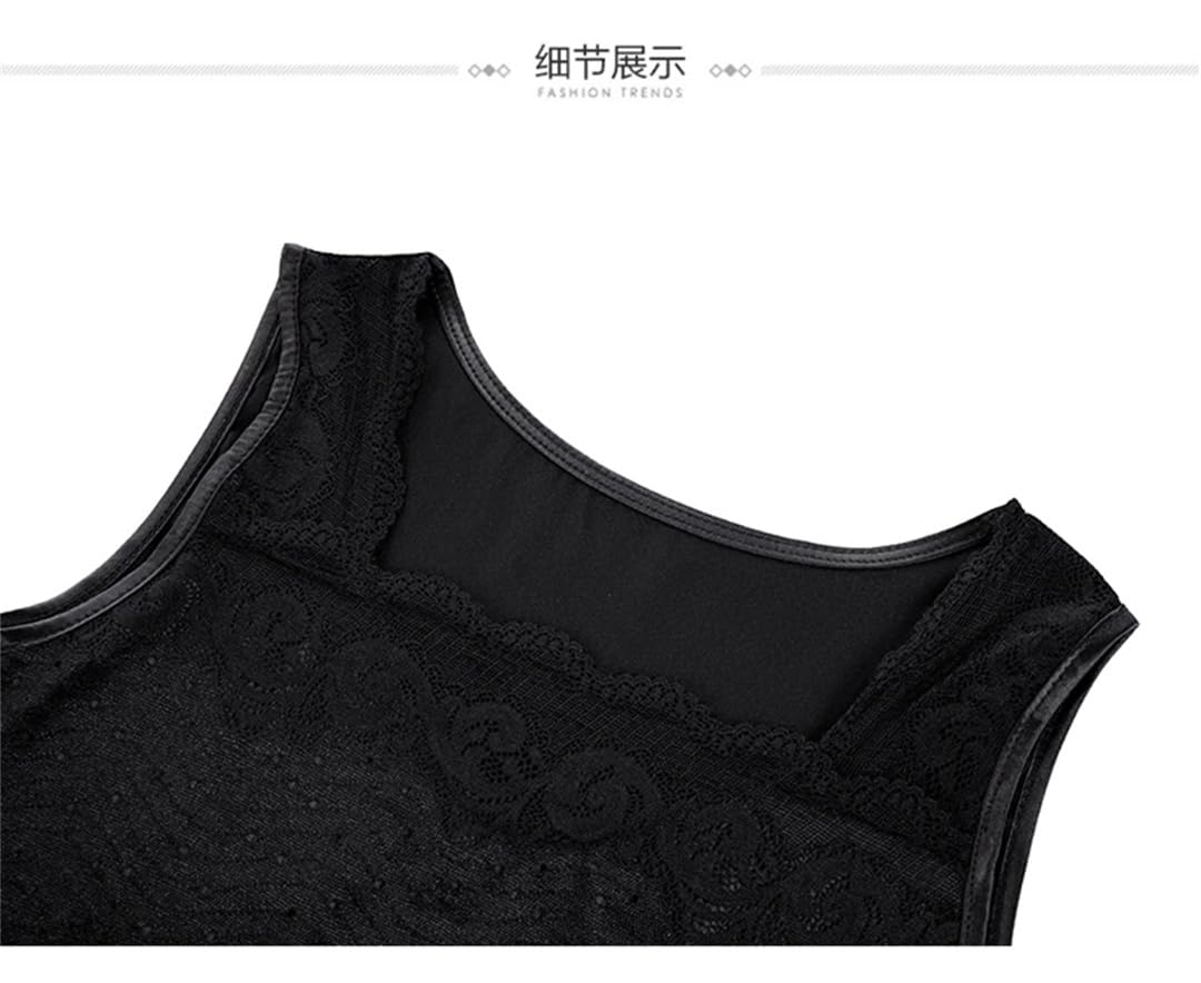 Camicie da donna estive in pizzo di seta senza maniche allentate casual can