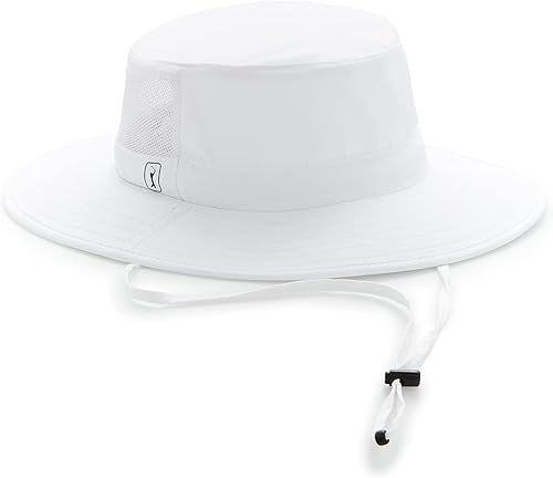 Tour Men’s Solar Golf Bucket Hat with Chin Strap - Golf Gifts For Brother