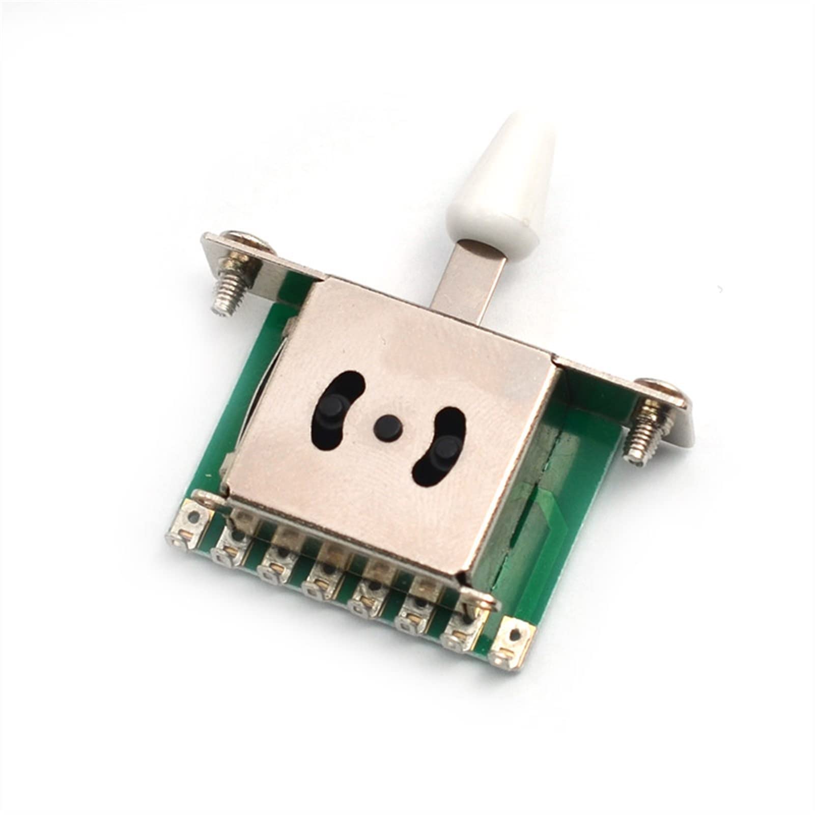 TSTS Convertidor De Pastilla De Guitarra Eléctrica con Selector De 3 Vías, Convertidor De Palanca De Palanca De Guitarra De 8 Patas Reemplazo Piezas Guitarra (Color : 2PC White)
