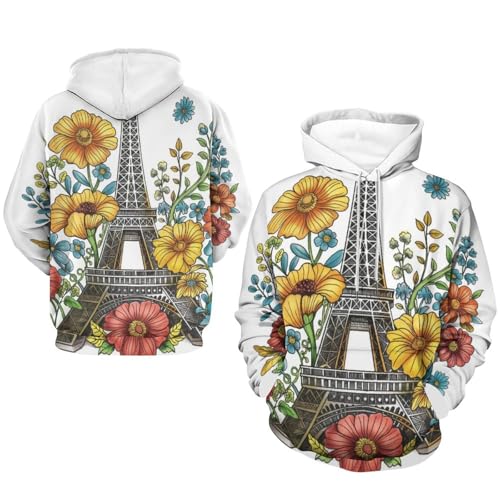 Sweatshirt Pullover Tour de Fleurs colorées S - 7