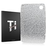 Titanium Chopping Board for Kitchen - 100% Pure Titanium, Antibacterial & BPA-Free, Double-Sided Design for Meat & Vegetables, Ideal for Family Cooking, Camping & Food Prep, Dishwasher Safe (12"x8")