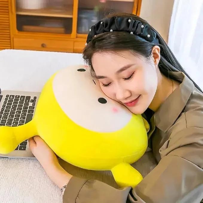 Image of Soft Toy Plush Pillow for Kids 35 cm Huggable Cute Stuffed Animal Plushie Birthday Gifts for Girls Friends Girl Valentine Gift