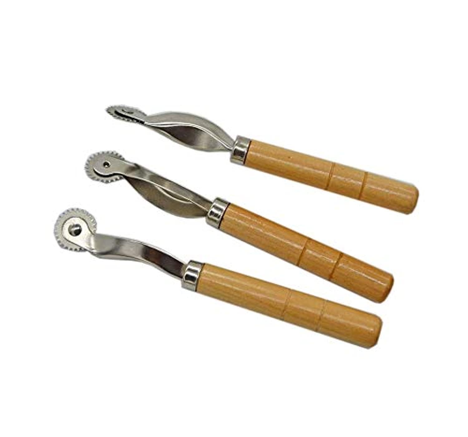 Tailor Stitch Marker Sewing Tool Kit With Wood Handle Practical Serrate Edge Pattern Tracer Tracing Wheel