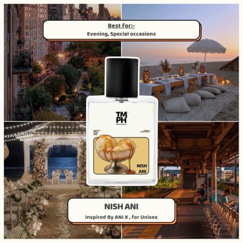 Image of TMPerfumehouse Nish ani EDP for Men & Women | Warmspicy, Vanilla & Long Lasting Perfume Spray | Vanilla, Woody & Citrus Fragrance | Luxury Gift for Him & Her | TMPH | 50ml